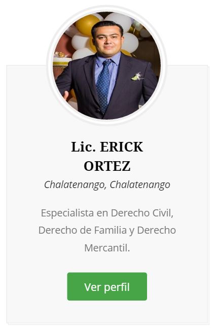 Lic. ERICK ORTEZ